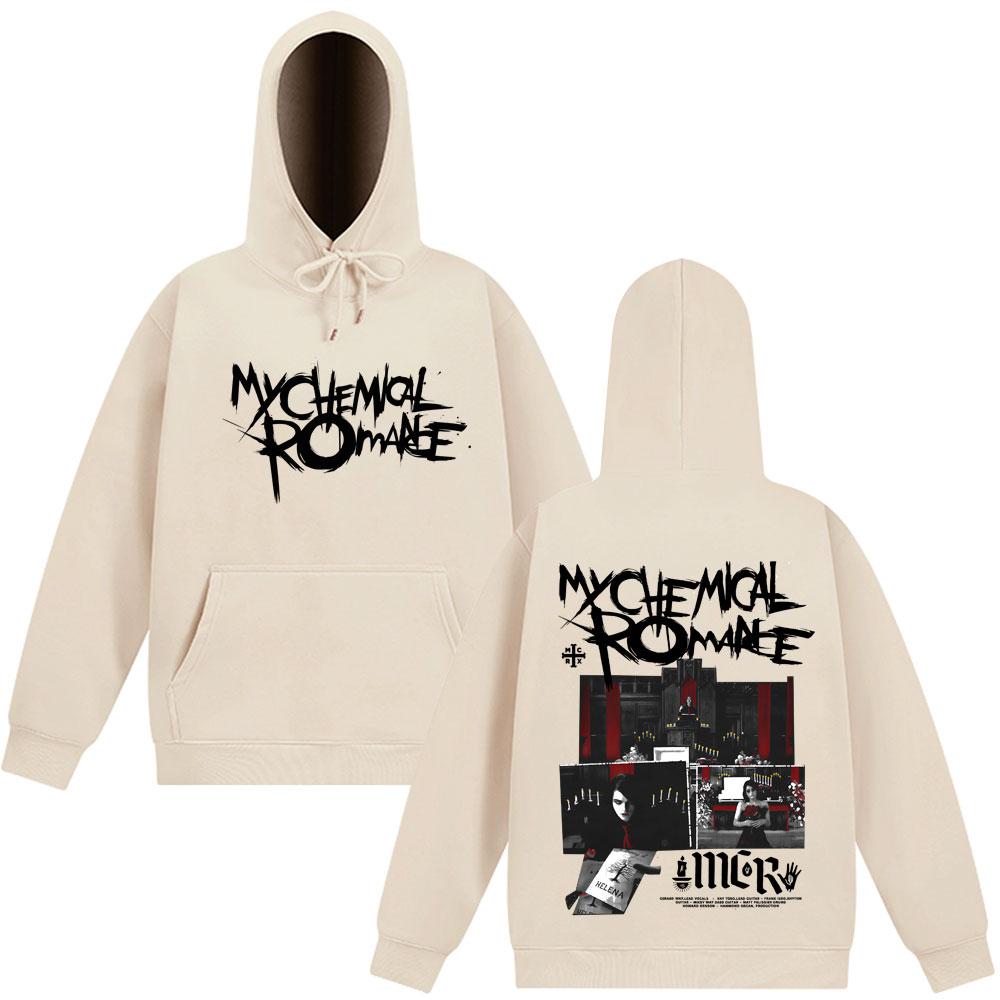 My Chemical Romance Harajuku Hoodie The Black Parade Punk Band Emo Pullover Long-sleeved Gothic Punk Hip-hop Sweatshirt Unisex
