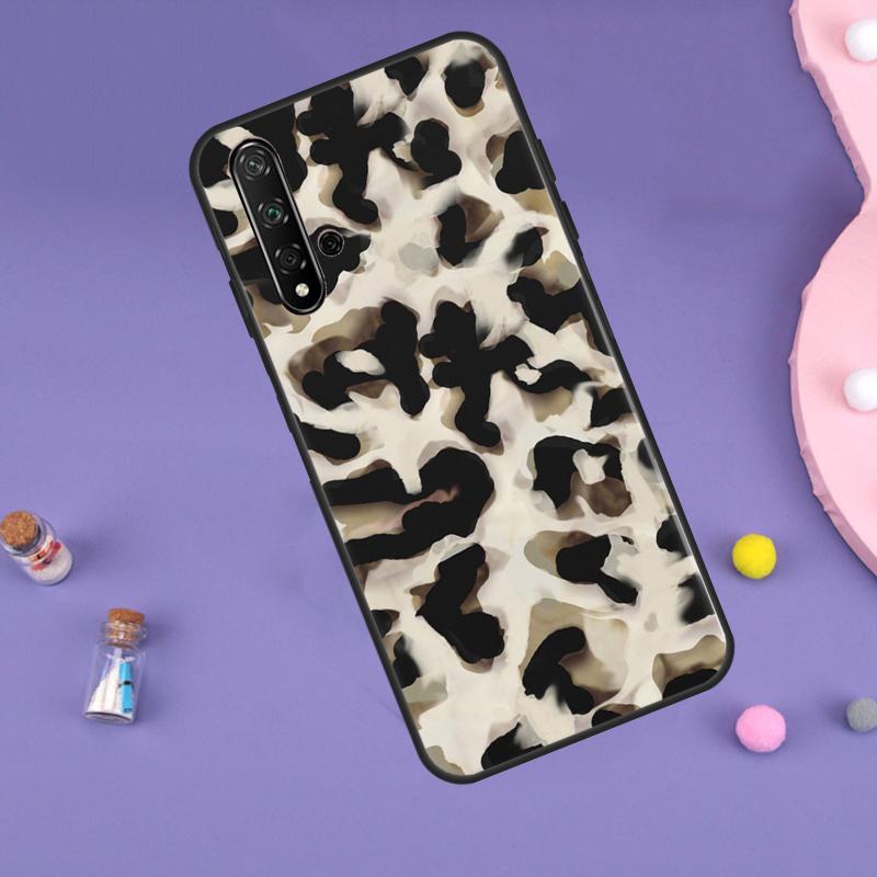 Tortoise Pattern Tortoiseshell For Huawei Nova 10 9 SE 3i 7i 8i 11i 12i Y60 Y61 Y70 Y72 Y73 Y90 Y91 P20 P30 P40 Lite Case