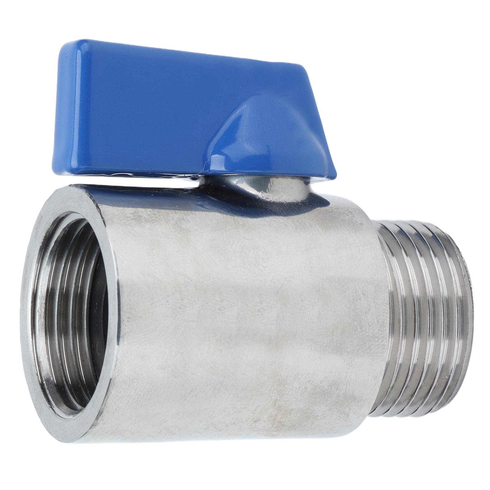 

5 8 Inch Mini Ball Valve 304 Stainless Steel Mini Sanitary Female To Male Ball Valve for Beer Homebrew Tap Head