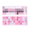 1/3 Sheets Universal Computer Notebook Decals Keyboard Stickers For Korean Japanese Keyboard Replacement Diy Accessories