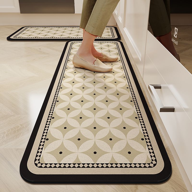 1/2PC Wabi-Sabi Kitchen Floor Mat Non-Slip And Oil Resistant Carpet Diatomaceous Mud Absorbent Foot Mat Home Decoration