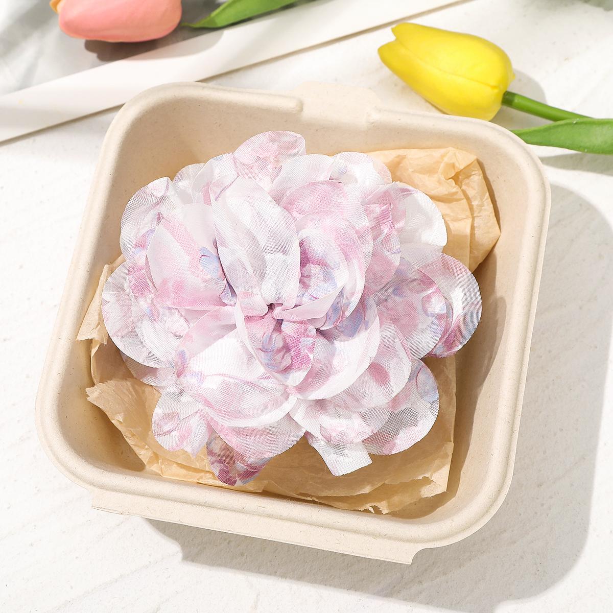 

AWAYTR Милый сетчатый цветок заколка-краб для волос для женщин элегантная заколка-акула для волос темпераментные аксессуары для волос для девушки