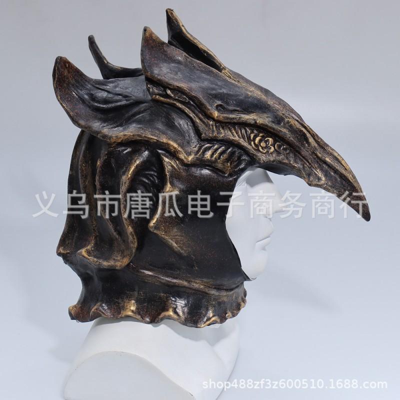 Elden Ring Valkyrie Latex Mask Halloween Horror Cosplay Costume Prop