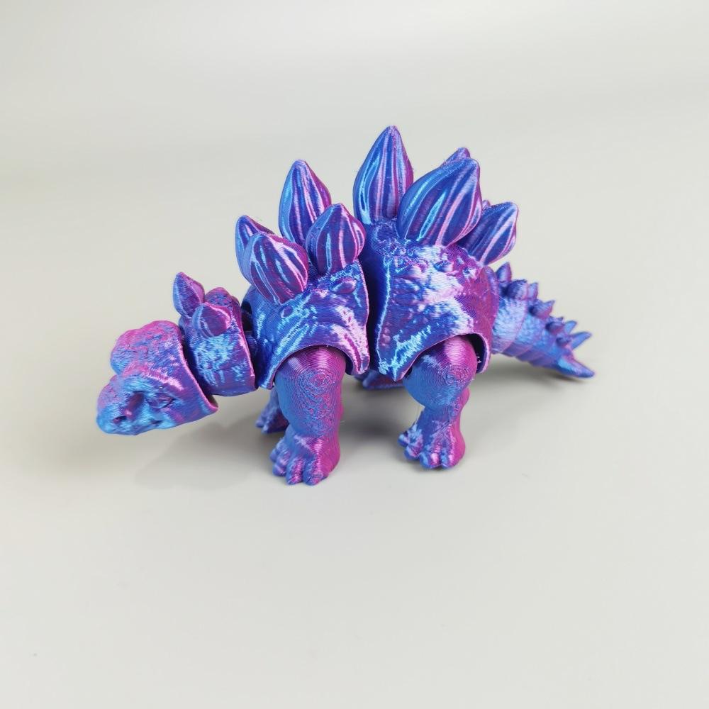 3D Printing Jurassic Tyrannosaurus Rex Triceratops Velociraptor Toy Simulation Dinosaur Animal Figure Joint Movable Boy Gift