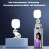 Phone Light with Clip 2700-6500K Type C Rechargeable Selfie Light Multifunction Clip Fill Light for Photography Portable