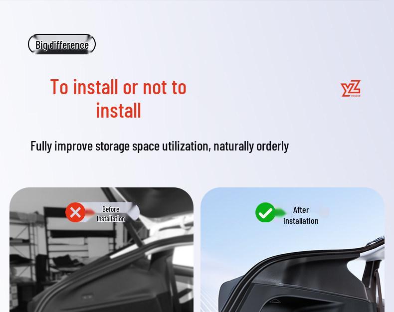 YZ Tesla Model Y/YL/3 Trunk Protector Tailgate Cover Accessories