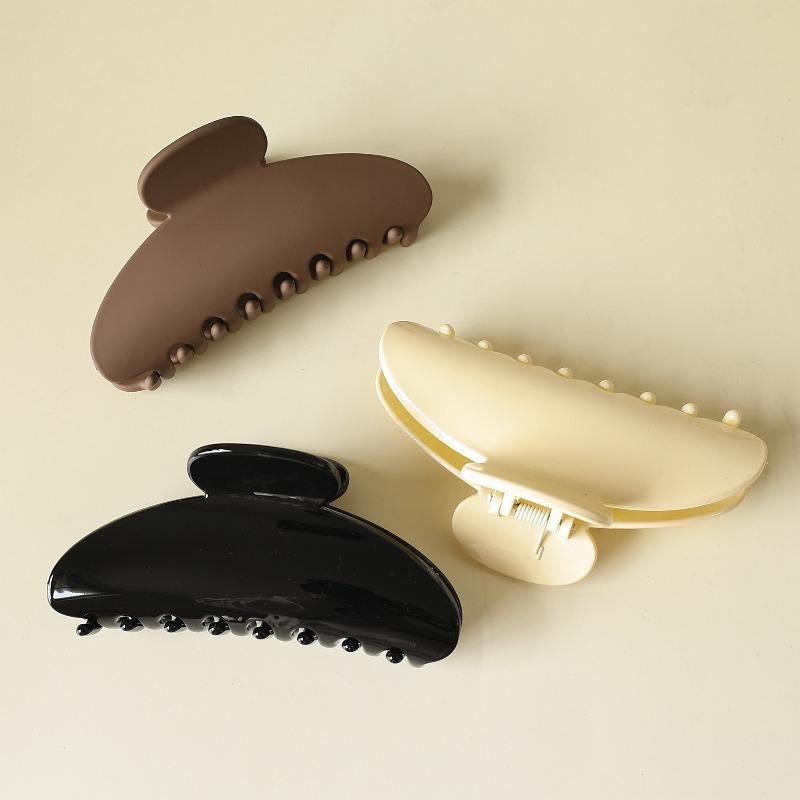 Simple Temperament Semi-circular Arc Hairpin Female Summer Fashion All-match Shark Clip Hairpin High-end Sense of Plate Hair Clip Headdress