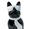 Hundstaty Harts Enkel Minimalistisk Djurskulptur för Bokhylla Skrivbordshylla Svart