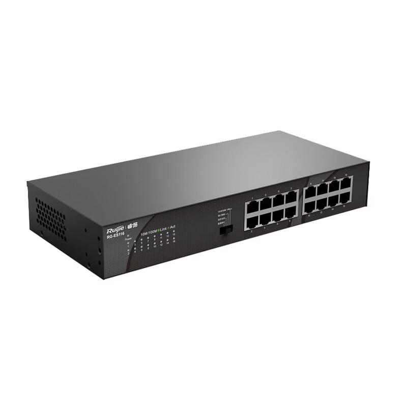 Ruijie 16-Port 100Mbps Unmanaged Ethernet Switch