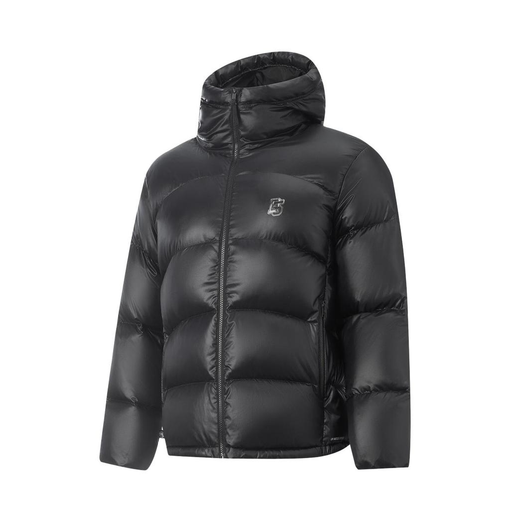 Li-Ning Bad Five 80% Duck Down Short Jacket Black Men AYMV501-5