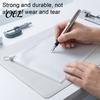 Protective Case for Office Supplies 3D Zipper Document Pouch, Transparent PP Matte Envelope File Folder, Portable Storage Home And Durable Organizer