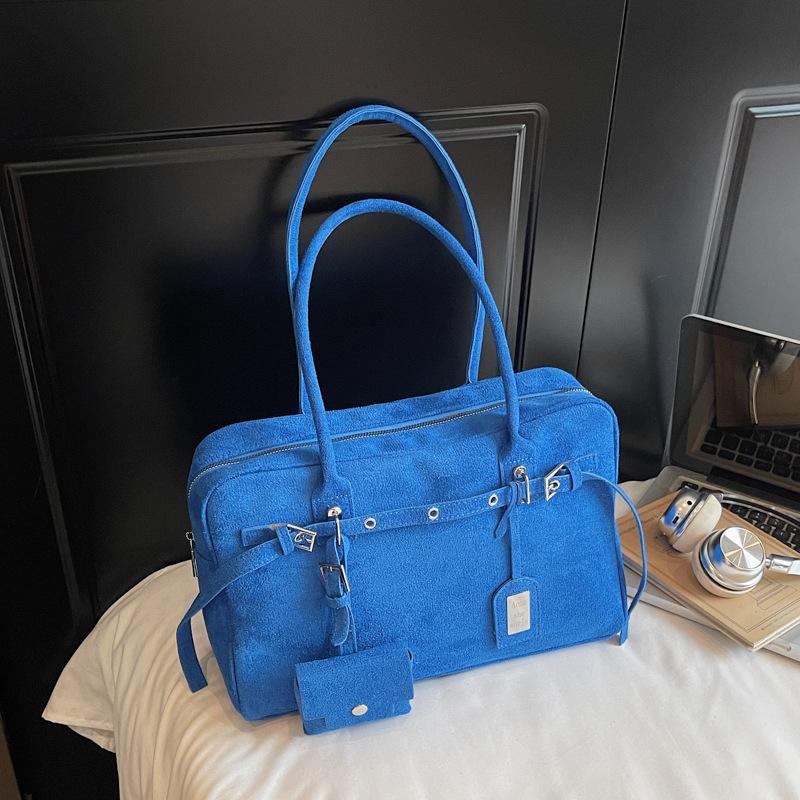 Mittelalterliche Achseltasche Damen Herbst 2025 neu Maillard-Stil Bowlingtasche großes Fassungsvermögen Schulter Pendler Damentasche