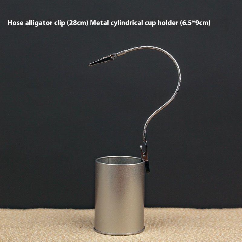 Portable Vertical Incense Bracket Stainless Steel Anti-Tilt Double Ends Alligator Clips Adjusted Incense Clip