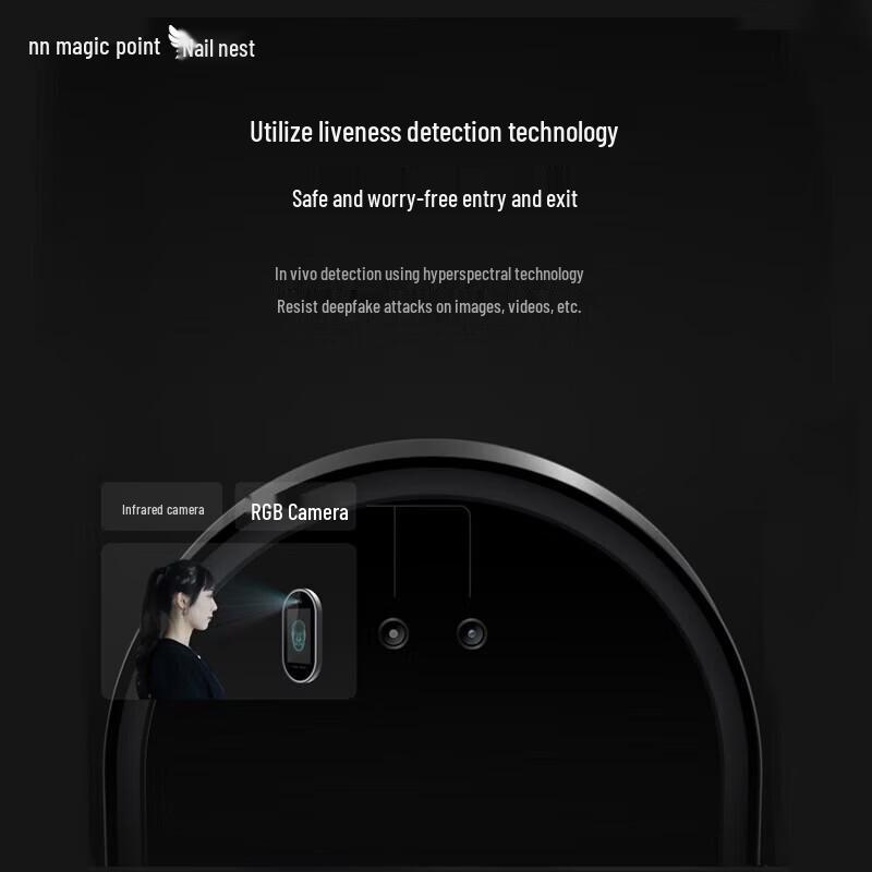 DingTalk Modian G2C Smart Face Recognition Access Control & Attendance Terminal CN Plug (adapter Included)