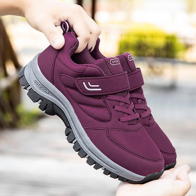 Elderly shoes men's and women's mother shoes autumn casual sports shoes middle-aged and elderly cotton walking shoes father shoes