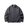 Mens Womens Quick Dry Long Sleeve T-Shirt With Half Zip Collar Loose Fit UV Protection Hiking Sport Shirt