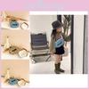 Stylish Baby Single Shoulder Bag Trendy Girls Crossbody Chest Bag Chic Boys Checkerboard Canvas