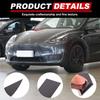 For Tesla Model Y -2024 Car Front Fog Light Transparent Light Film PVC Sticker Exterior Car Styling Decals