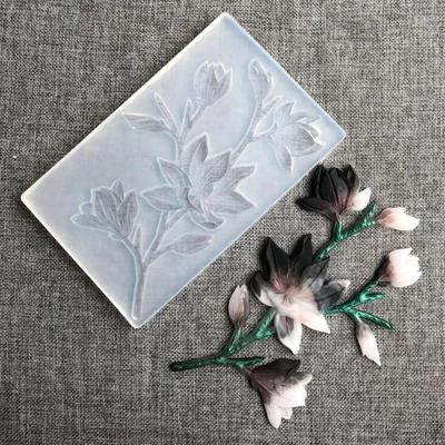 1pc Kristall Blume Silikon Form Schmuck Machen Werkzeuge Transparent UV Epoxy Harz Form Casting Mould Handwerk