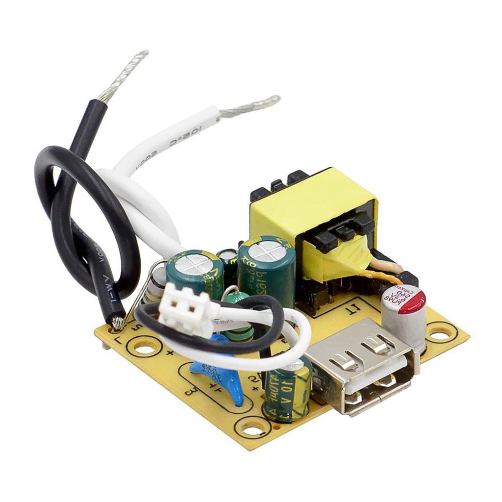 Upgraded AC110 220V to 5V2A Voltage Converter Power Supply Board Trans-former USB Output for Electronic Devices Durable