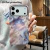 Phone Case: 2D Flat Design Suitable for iPhone 18 17 16 15 14 13 Pro Film Protective Case, Couple Style, Veil Starry Sky, Christmas and Halloween Gift