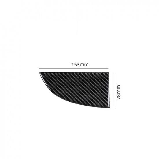 Carbon Fiber Front Below Driver Side Air Vent Cover Trim For Fiat 500 2012-2015