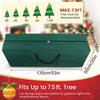 Christmas Tree Storage Bag 7.5 Feet Christmas Tree Storage Bag Heavy-duty 600D Oxford Cloth Large Capacity Christmas Tree Bag