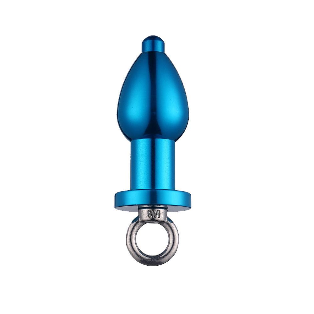 A535 Adult Supplies Enema Butt Plug Back Court Flusher Hollow Butt Plug Butt Plug Dual-Use Stainless Steel Butt Plug Pull Ring Detachable