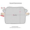 Thickened Magnetic Car Windshield Snow Cover & Frost Protection Sunshade