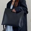 Women's Bag Simple Briefcase Tote Bag Laptop Bag Office Commute Document Bag Niche Handbag Shoulder Crossbody Large Bag