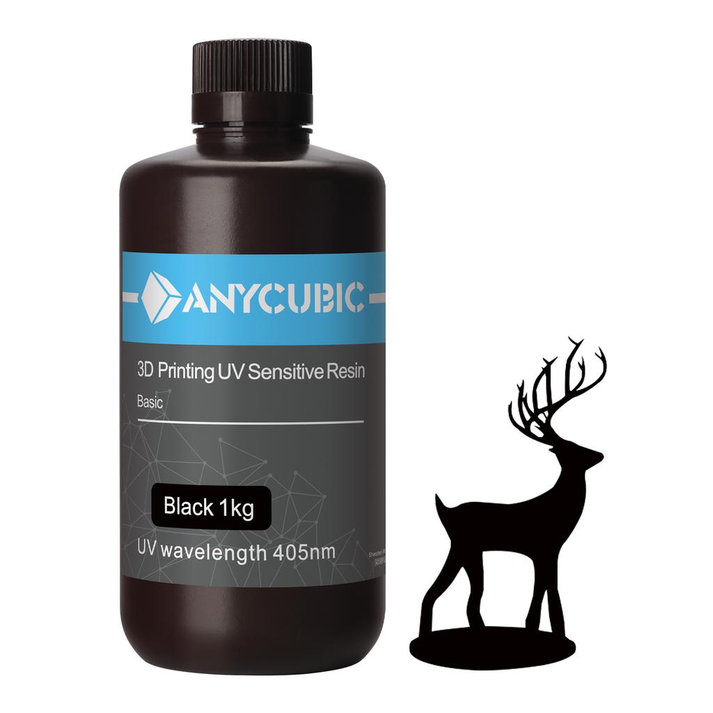 Original ANYCUBIC 3D Drucker Harz 405nm LCD Schnell-Aushärtung Harz Material Hohe Präzision Große