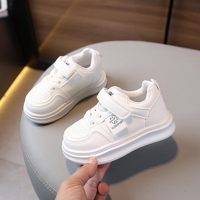 Kids' Sneakers: New Spring/Autumn Collection - Cool & Stylish Canvas Shoes for Boys & Girls, White, Super Lightweight, Comfortable.