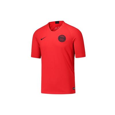 Paris Saint-Germain 2019-2020 Season Match Training Short Sleeve T-Shirt Men Tops Red AO5147-660