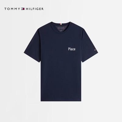 Men's Embroidered Crew Neck T-Shirt