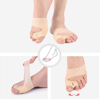 2Pcs Silicone Big Toe Separator Valgus Bunion Corrector Feet Bone Thumb Adjuster