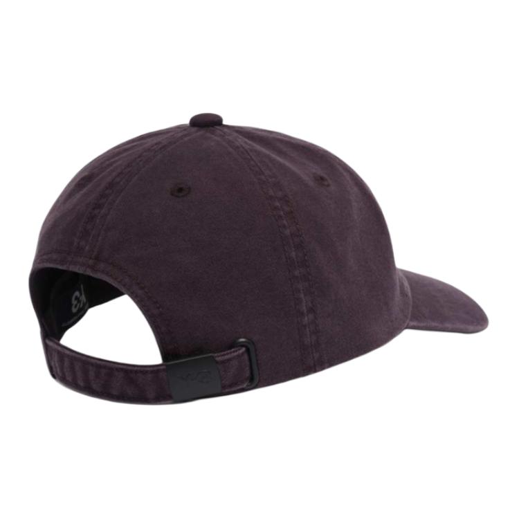 Y-3 Brand Logo Cotton Baseball Cap Unisex caps Purple KB5815