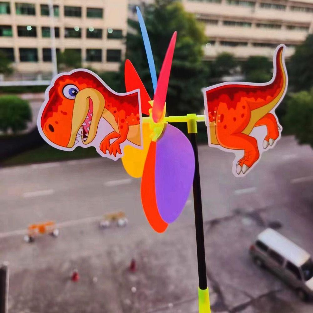 Kolorowe Zwierzątko Pszczoła Sześć Kolorów Wiatrak Plastikowy Kreskówka Zabawki dla Dzieci Dekoracja Ogrodu Podwórka