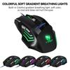 USB Wired Gaming Mouse 7 Button Backlit Ergonomic Mice 2400 DPI Backlight Adjustable Optical Mice for PC Gamer Computer Desktop