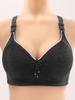 Plus Size No-Magnetic, No-Underwire Push-Up Side Support Anti-Sag Bra