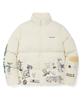 Wacky Willy Kiki Graphic Down Short Puffer Cream