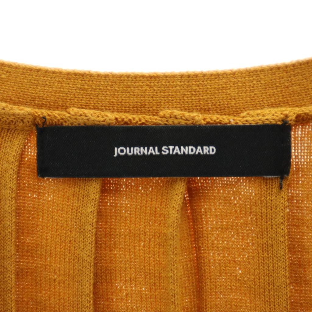 JOURNAL STANDARD No sleeve Pleated V-neck knit Camel Women Used