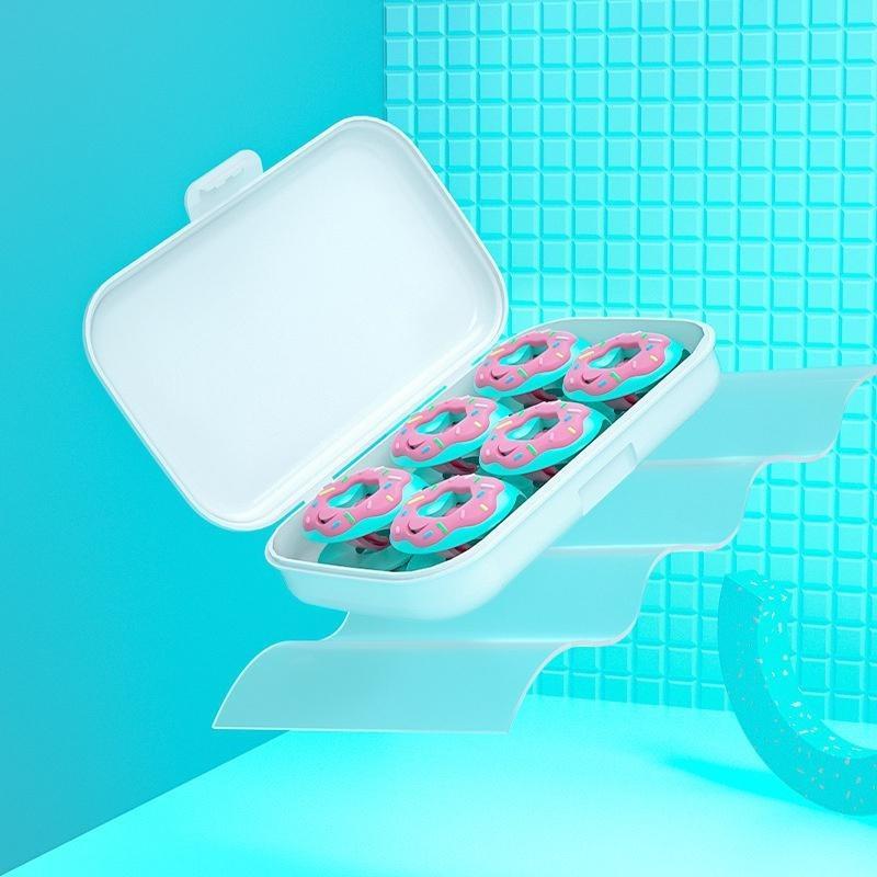 New Donut Quilt Holder Without Needles 6 Packs Patented Anti-running Anti-skid Quilt Cover Sheet Fixed Storage Clip