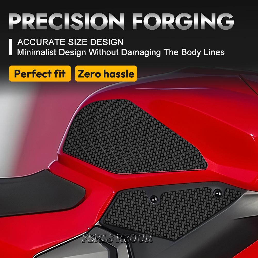 For PANIGALE V2 2025 Motorcycle Fuel Tank Protection Stickers Silicone Anti-slip Protection Pad Motorcycle Accessories