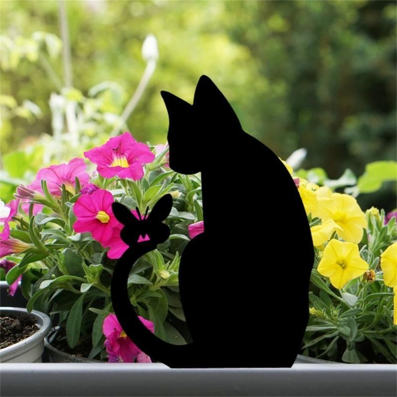Iron Animal Decorations Plug Metal Animal Garden Stakes Metal Garden Statues