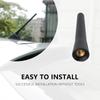Strong Radio Roof Mount FM AM DAB Black 6.5cm Auto Universal With Screws Car Antenna Mini Short Uses For Vehicle Accessories