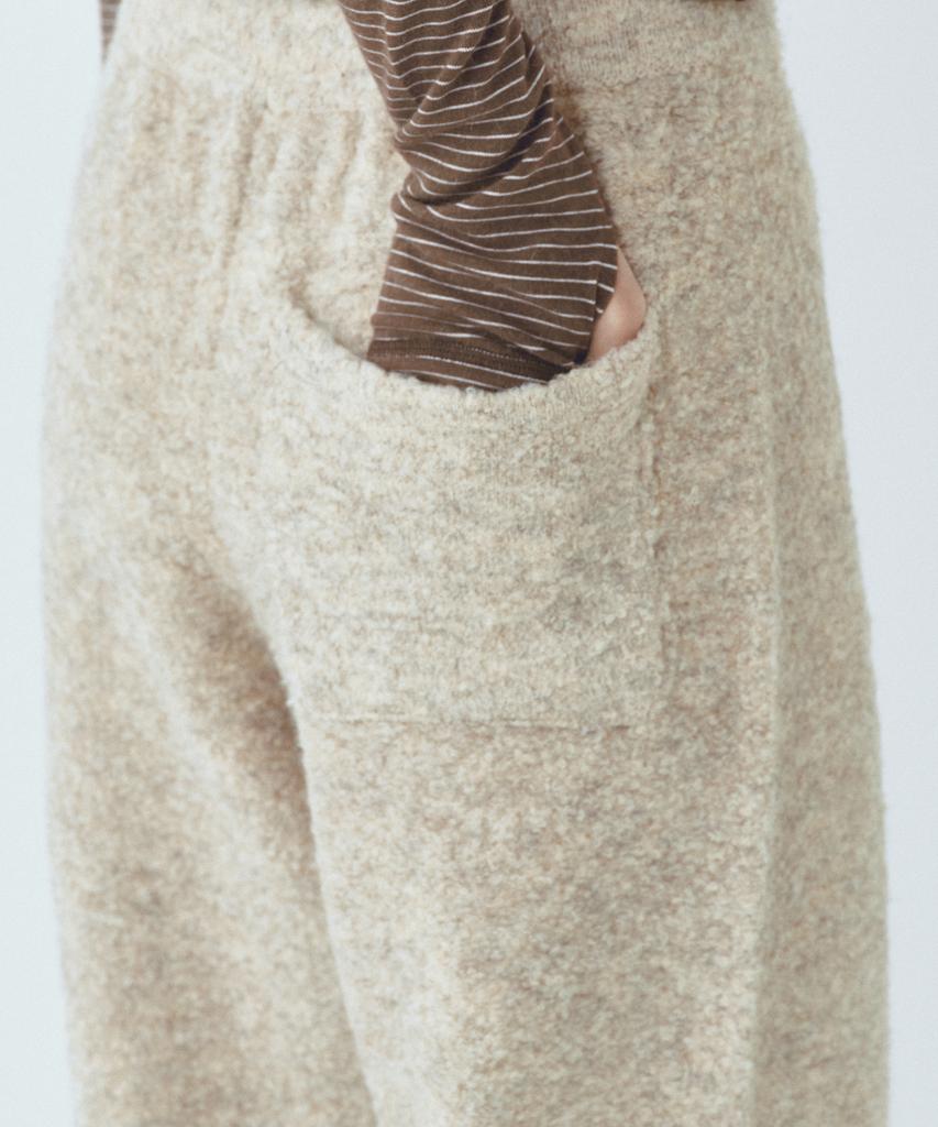 CITTA Wool Blended Heavy Brush Knit Pants_Ctb555(Beige)