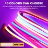 12V 24V IP68 Waterproof COB Neon Strip Hight Bright 320Leds/M Yellow/Pink/Red/White/I Blue/Pink Flexible Ribbon Rope LED Light