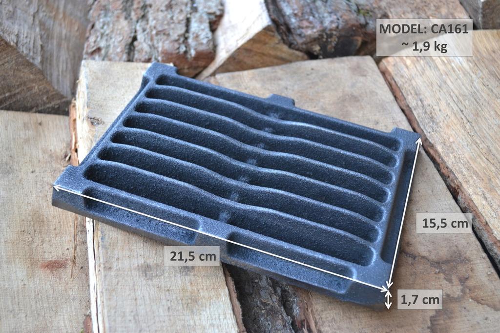 Ca161 - 21.5 X 15.5 Cm - Cast Iron Grate For Stove, Fireplace, Kitchen