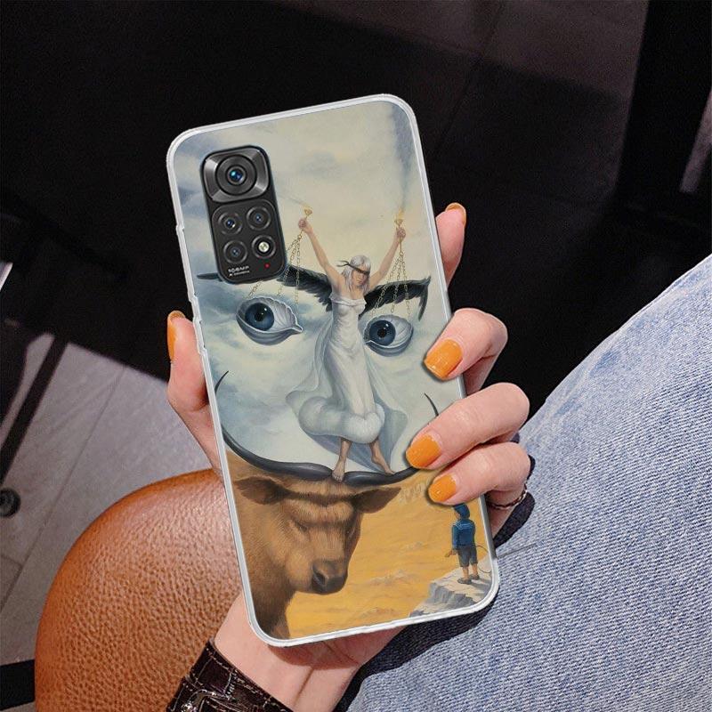 Salvador Dali Art Phnoe Case for Phnoe Case for Xiaomi Redmi Note 15 14 14S 13 Pro Plus 12 12S 11S 11E 10S 10 11T 5G Unique Cove