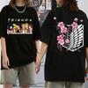 Attack On Titan Japanese Anime T-Shirts For Men And Women, Printed Cotton Short Sleeve T-Shirts, Oversized Fashion T-Shirts